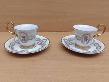 2 Exlusivne Šoljice za kafu - Vrhunski Porcelan PM 2 Exlusivne Šolje