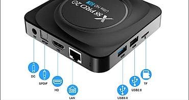 gigatron multimedija za auto: Android Smart TV BOX- X88 Pro 20 - 8/64GB- 1000M Lan - NOV original — 8