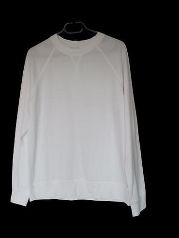 Coats and trench coats: Beli tanji duks ili majica dugih rukava bez kapuljače – Next Level — 3