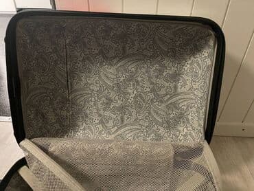 crna guess torba: Medium suitcase, color - Multicolored — 9