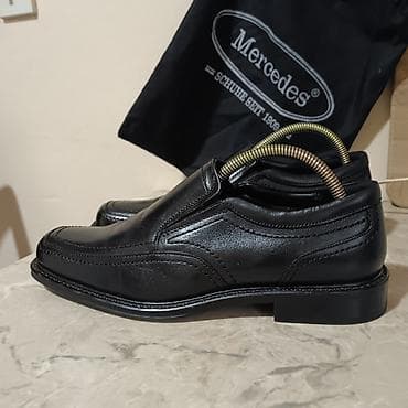 trenerke s: Muške elegantne cipele Mercedes Schuhe seit 1909 – crne, slip-on - — 1