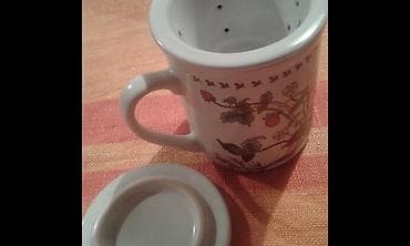 ruski cajnik: Italijanska originalna keramicka solja sa cajnikom unikatna solja — 2