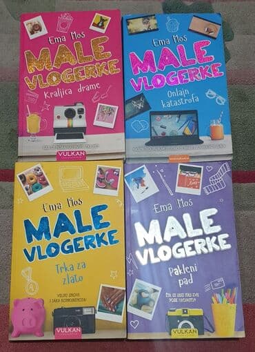 crni triko za devojcice: Male vlogerke - Ema Mos, Kraljica drame. Knjiga tinejdž, za devojcice — 1
