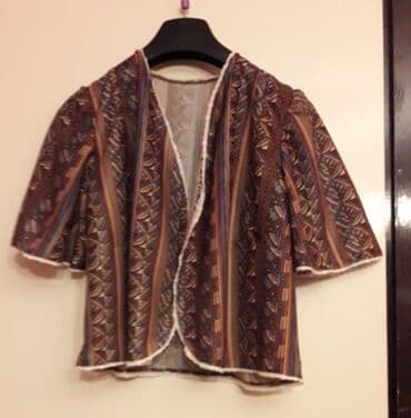 pepco katalog žene: Etno kimono/bolero sa kratkim rukavima - Lagan, lepršav kroj bez — 1