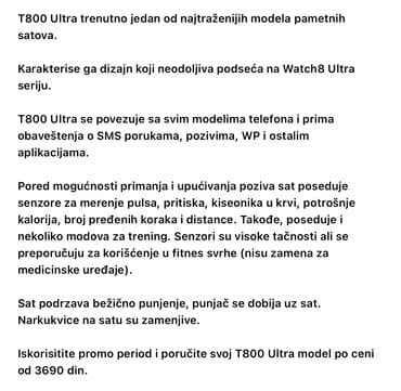 crop top c a: Smart watch, Muški — 2