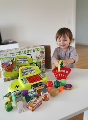 Igracka za decu - DexyCo - decja kasa sa svim dodacima kao na slikama