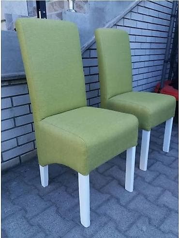 stolice na sklapanje akcija: Tapacirane trpezarijske stolice – više komada - Model: visoko — 2