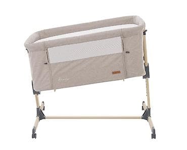 patike sa satenskim pertlama: KIKKA BOO Kolevka AMARIS wood dekor – beige Šifra proizvoda: KKB2 — 9