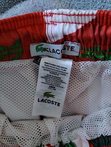 Ostala muška odeća: Kupaći šorts, L, Lacoste, bоја - Šareno, Poliester — 5