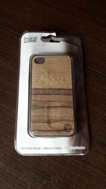 apple iphone rs: Drvena maska za iphone 4/4s — 1