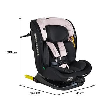nike kopacke roze: Moni Auto sedište za decu Vamos 40–150 cm – Baby Pink (šifra — 2