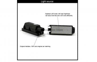led sijalice za traktor: LED Svetlo za tablice - RENAULT Led svetlo za tablice - RENAULT - set — 8