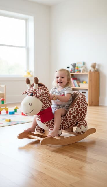 Продајем коришћену жирафа њихалицу ѕа децу. Добро очувану, погледати — 1