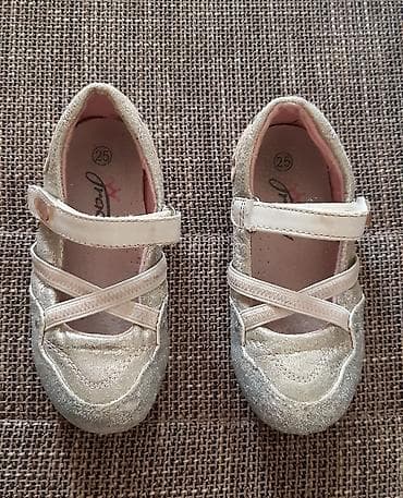 srebrne alke sa cirkonima: Tracy dečije baletanke - Veličina: 25 - Spoljna dužina: 17 cm - — 3