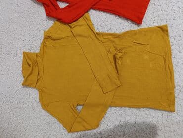 farmerice sa dzepovima: S (EU 36), Pamuk, Jednobojni, bоја - Crvena — 3