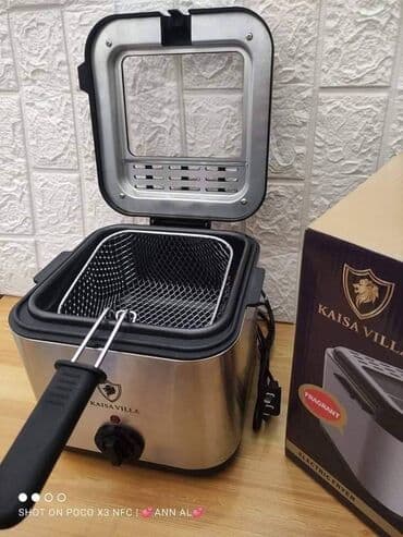 aparat za pomfrit: 4400din Kaisa Villa JD-8041 2.5L porodična pametna friteza velikog — 4