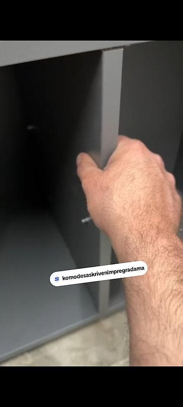 decija komoda: Komoda sa skrivenim pregradama Se izradjuje u Univera debljine 18mm — 8