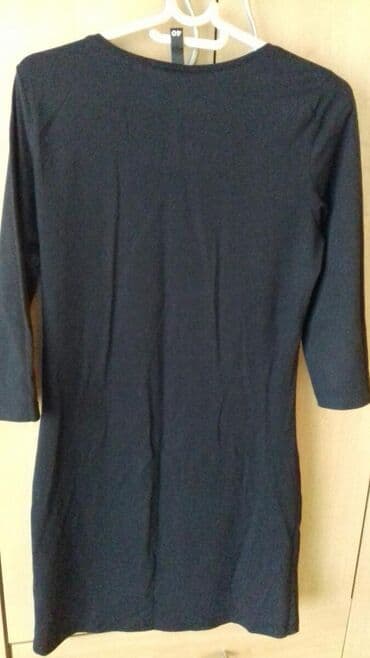 kaftan haljine za plazu new yorker: H&M M (EU 38), color - Black, Short sleeves — 4