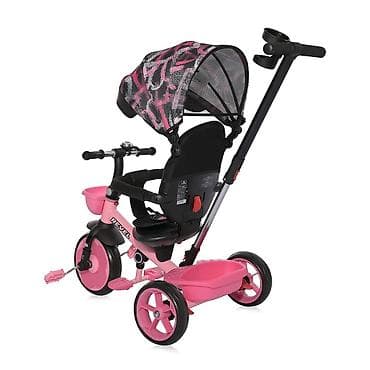 rančevi za mame: LORELLI TRICIKL REVEL – Pink Grunge Tricikl za decu uzrasta 12–60 — 5