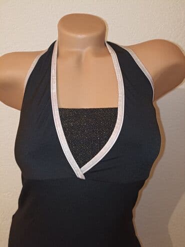 kozne haljinice: S (EU 36), bоја - Crna, Na bretele — 4