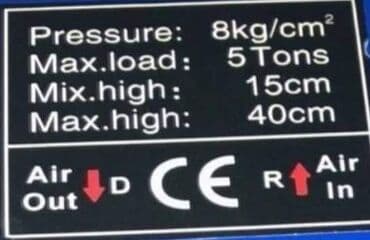 12 ugaoni torex: Pneumatska dizalica - 5 t - 14300 dinara ( 700 dinara dostava) — 1