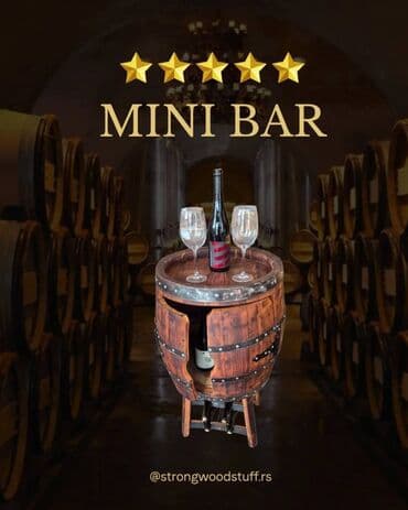 Bar od bureta Nadogradite svoj dom ili poslovni prostor ovim