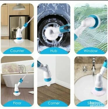 Kućna hemija i proizvodi za kuću: Rotirajuća četka za čišćenje Hurricane Spin Scrubber NOVO Rotirajuća — 5