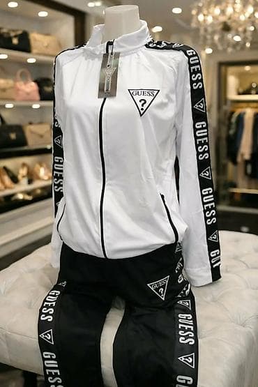 zara basic sako: Ženski komplet trenerke GUESS pamuk (likra) Do 3xl - Dvod elni set — 1