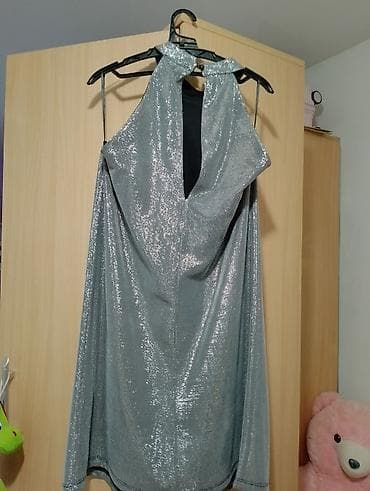 satovi ruma: Srebrna haljina bez rukava – Koton - Brend: Koton (etiketa na — 2