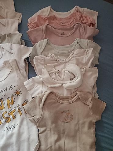 jednodelni skafanderi za decu: Paket stvari za bebu veličina 62 Bodi kratak rukav 13 komada Bodi — 4