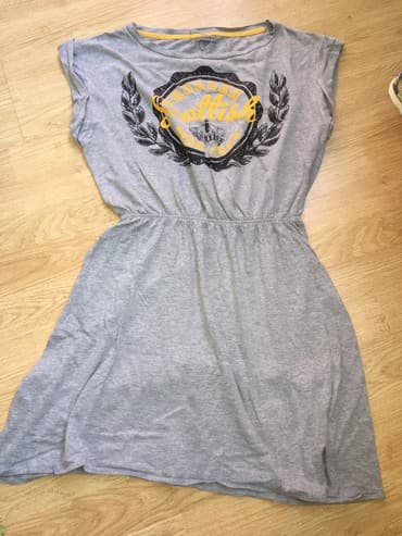 podstava ispod haljine: Terranova S (EU 36), M (EU 38), L (EU 40), color - Grey, Short sleeves — 1