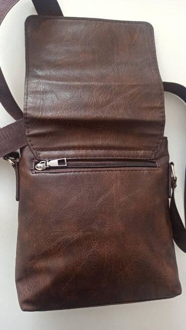 torbe replay: Muška elegantna torba braon boje Dimenzije: širina 22 cm, visina 25 — 6