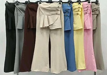 bogner beograd: Ženski elegantni komplet – top bez bretela i pantalone širokih — 3