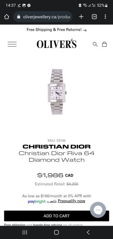 pametni satovi sa sim karticom: Classic watch, Dior, Unisex — 9