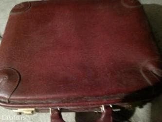 privezak za pandorinu narukvicu: Medium suitcase, color - Burgundy — 1