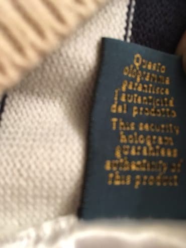 sweatshirt h m: Odličan, kao nov La Martina džemper, M veličina, beli sa teget prugama — 5