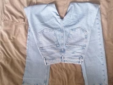 pepco teksas jakne: Nosene bershka mom dzins xxs i pantalone stradivarius xxs zajedno — 6