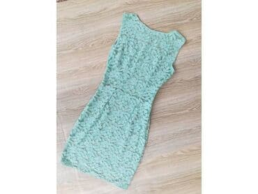 Women's Clothing: Haljina od tirkizno plave čipke Šivena, nikada nije nošena. Čipka je — 1