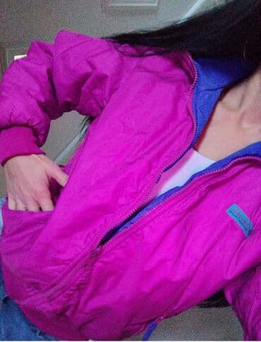 Ostale jakne, kaputi, prsluci: Prolecna jakna, sa dva lica, pink ili plava, nova, S — 5