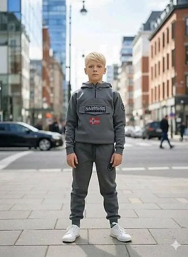 tacchini trenerke: Dečiji sportski komplet – dukserica s kapuljačom i donji deo trenerke — 6