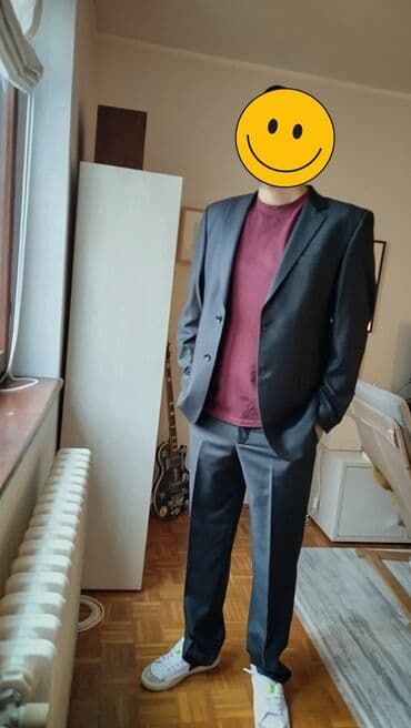 Trousers: Muško odelo, crno, veličina 50 (L/XL), 180/185 cm, 80-90 kg — 9