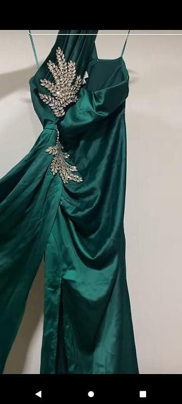 esmara haljina: Freever L, bоја - Zelena, Večernji, maturski, Drugi tip rukava — 1