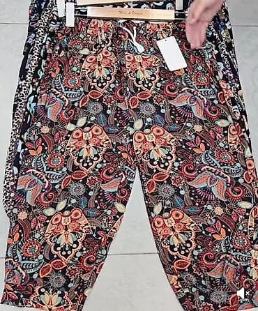 m sara pantalone: Šalvare 3/4 siroke,meke,udobne sa elastinom i elasticnim pojasem — 1