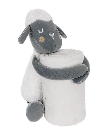 valjak za krečenje cena: KikkaBoo Baby ćebence sa plišanom igračkom 70x100 – Sleepy Sheep Set — 2
