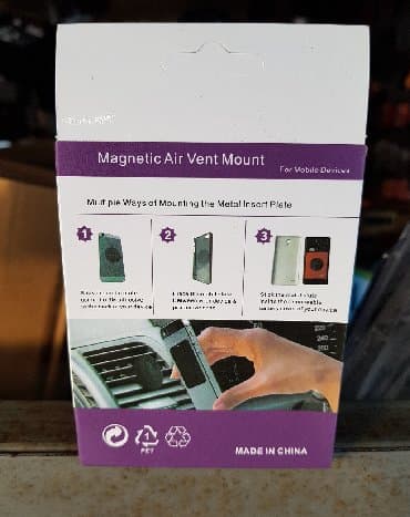 drzac za limenke za auto: Držač za telefon za ventilaciju sa magnetom Magnetni nosač za telefon — 2