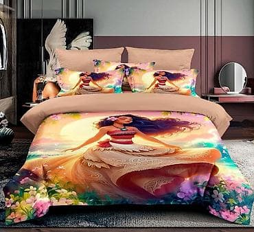 Bed sheets: Dečija posteljina sa printom crtanih junaka. Set od 3 dela. Više — 4