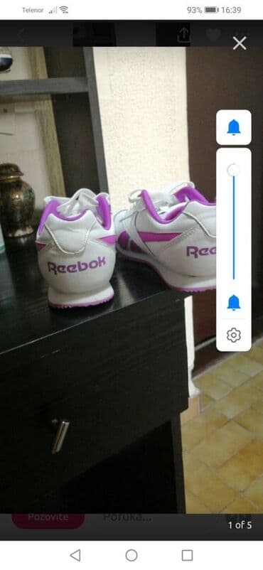 paolo sousa patike: Reebok, 38, bоја - Bela — 5