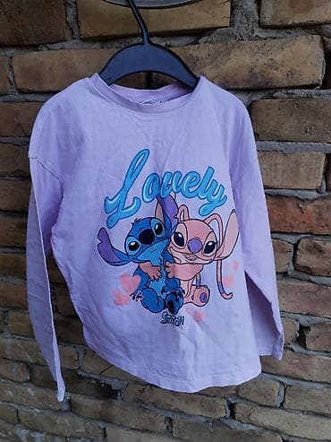 Stitch majica 134/140 - Dečija majica dugih rukava - Veličina