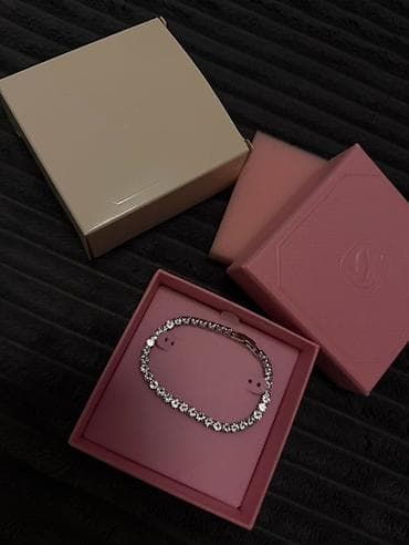 nakit sa detelinom: Tennis narukvica sa kristalima Swarovski - Klasična tennis narukvica — 2
