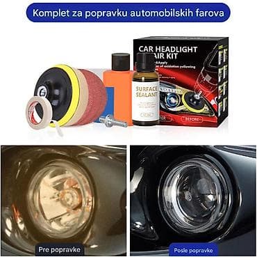 guma m gume: Nov komplet za poliranje farova. Komplet sadrži: 1) disk za šmirglanje — 10